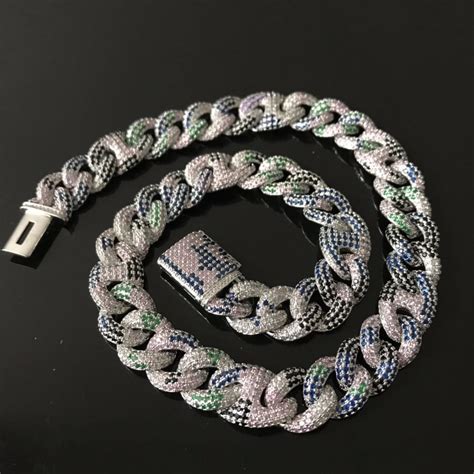 tri color gucci link chain